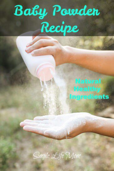 Baby Powder Recipe with Healthy Ingredients from Simple Life Mom