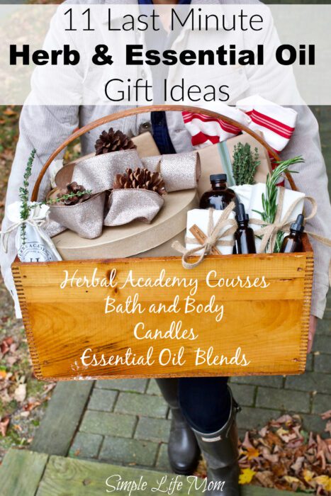 11 Last Minute Herb and Essential Oil Gift Ideas from Simple Life Mom