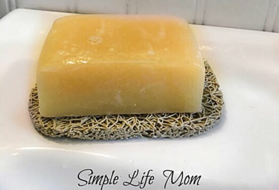 CBD soap recipe for paint relief. With lavender essential oil. From Simple life Mom.