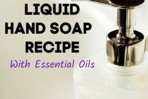 DIY Antibacterial Hand Soap - Liquid Soap Recipe from Simple Life Mom