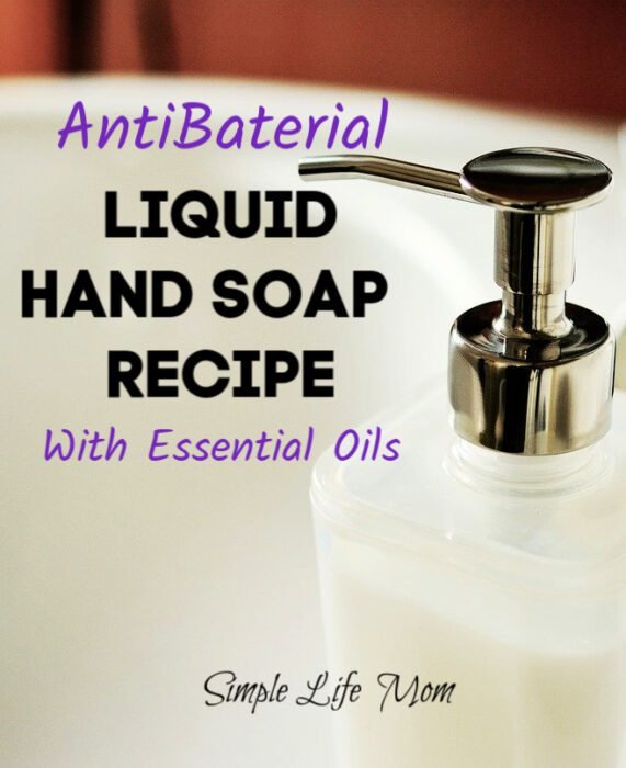 DIY Antibacterial Hand Soap - Liquid Soap Recipe from Simple Life Mom