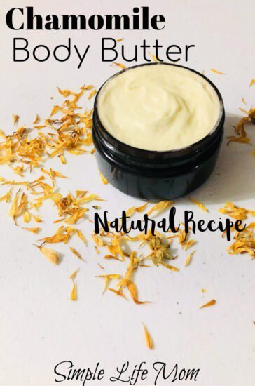 Natural Chamomile Body Butter Recipe from Simple Life Mom