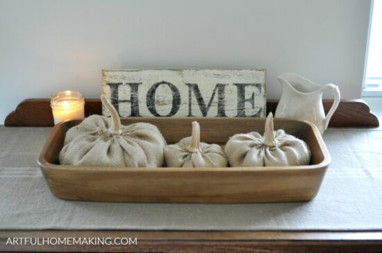 Homestead Blog Hop Feature - fall-homemaking-decor-pumpkins