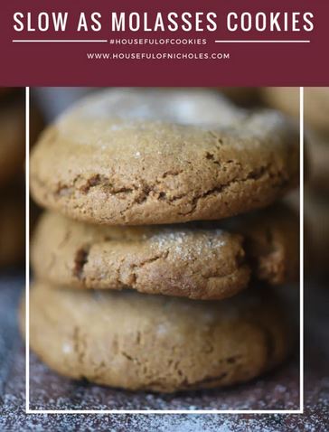 7 Christmas Cookie Recipes - Molasses Cookies