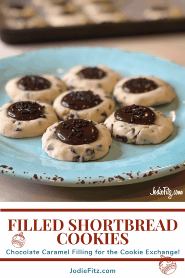 Homestead Blog Hop Feature - Chocolate Caramel Filled shortbread-cookies