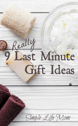 9 Really Last Minute Gift Ideas - Homemade, DIY gifts with natural ingredients