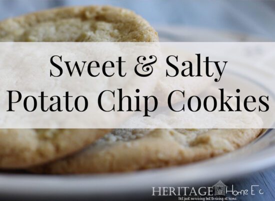Homestead Blog Hop Feature - Sweet and Salty Potato Chip Cookies