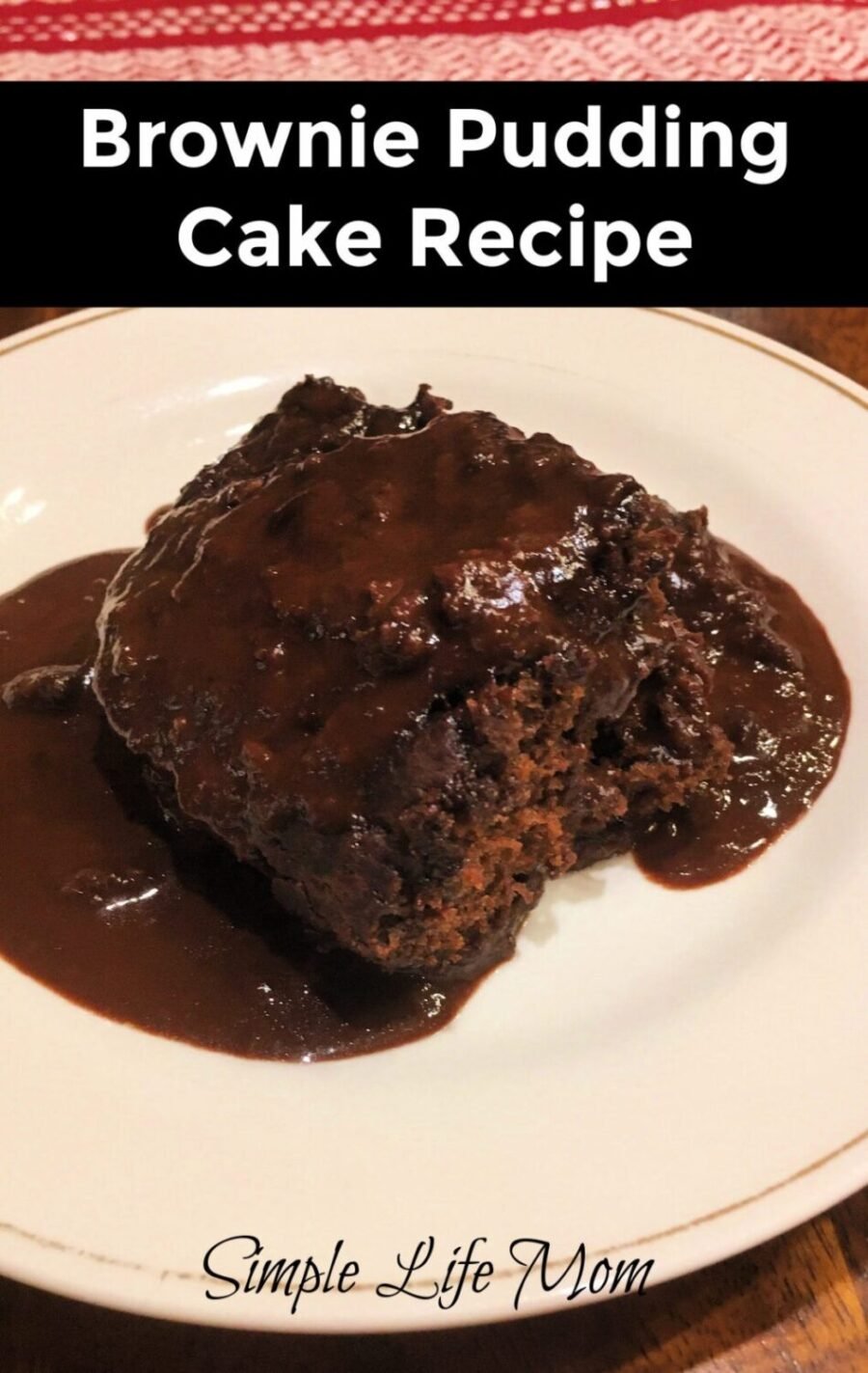 A Delicious Brownie Pudding Cake