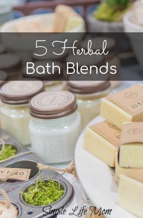 5 Herbal Bath Blends from Simple Life Mom