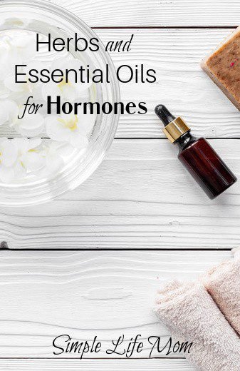 Herbs and Essential Oils for Hormones from Simple Life Mom