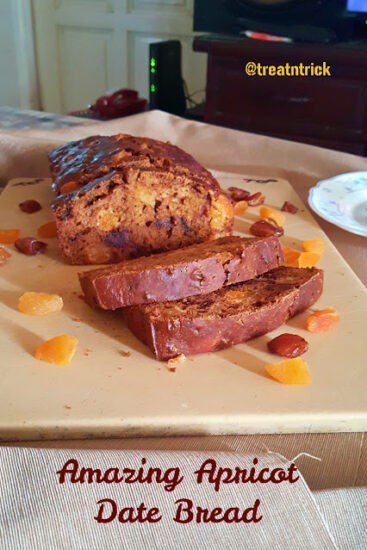 homestead blog hop feature - amazing apricot date bread