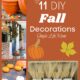 11 Easy Frugal DIY Fall Decorations