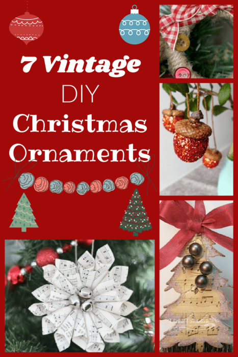 7 Vintage DIY Christmas Ornaments from Simple Life Mom