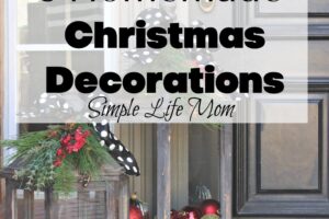 8 Homemade Christmas Decorations from Simple Life Mom