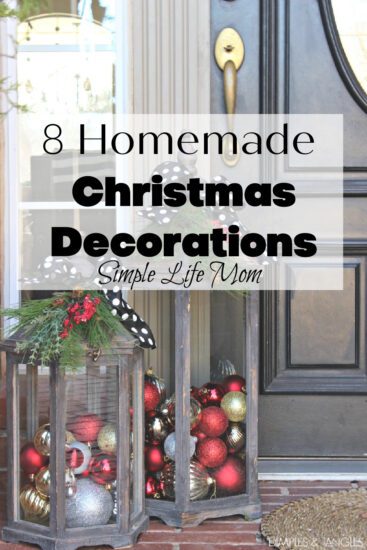 8 Homemade Christmas Decorations from Simple Life Mom