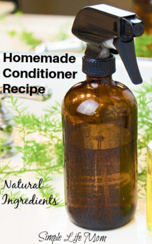 Natural Conditioner Recipe - homemade conditioner for shampoo bars