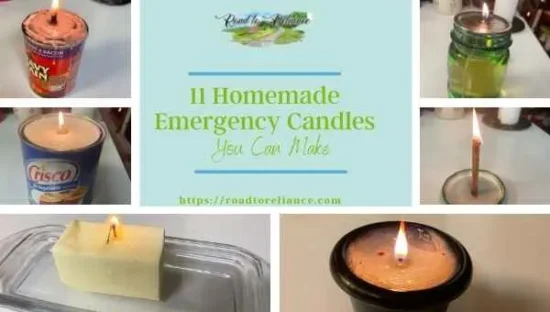 Homestead Blog Hop Feature - 11-Homemade-Emergency-Candles-You-Can-Make