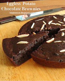 Homestead Blog Hop Feature - eggless potato chocolate brownies
