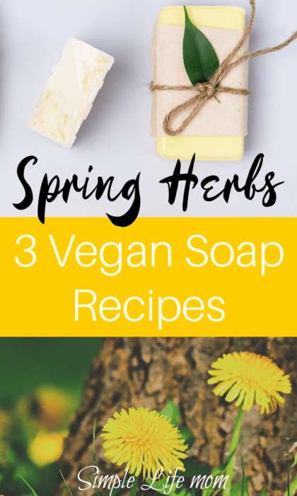 Allergy Relief Soap Recipe - Vegan cold process soap recipe
