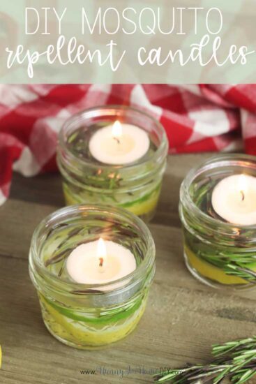 Homestead Blog Hop Feature - How to Make DIY Mosquito Repellent Candles