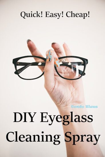 Homestead Blog Hop Feature - how to save money DIY eyeglass lens cleaning spray fluid