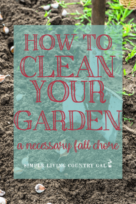 Homestead Blog Hop Feature - Cleaning up the Garden - Fall Checklist