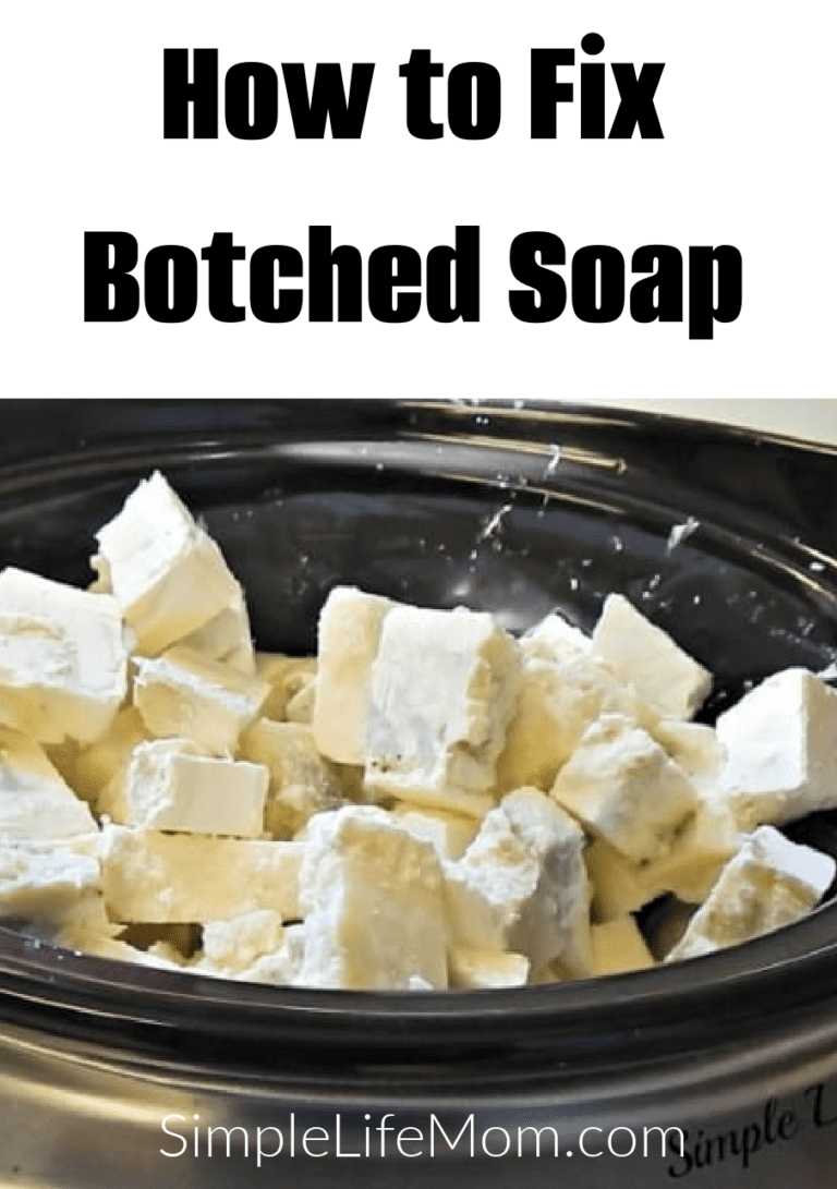 How to Fix Botched Soap Hand Mill Soap Video Simple Life Mom
