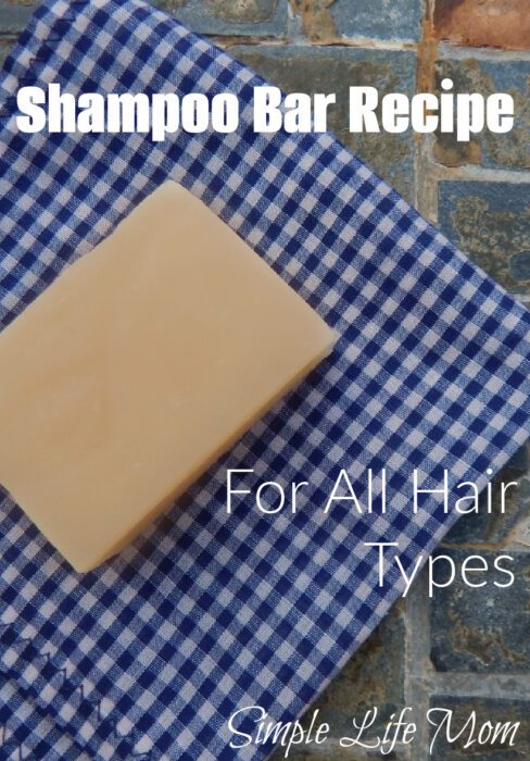 Shampoo bar recipe for all hair types