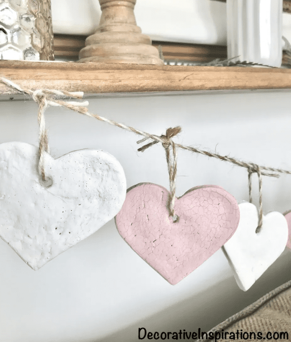 Homestead Blog Hop Feature - How to Make Salt Dough Heart Garland