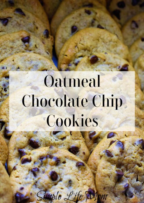 This oatmeal chocolate chip cookies are the only one you'll ever need. It's easy, customizable, and always results in perfectly chewy, delicious cookies.