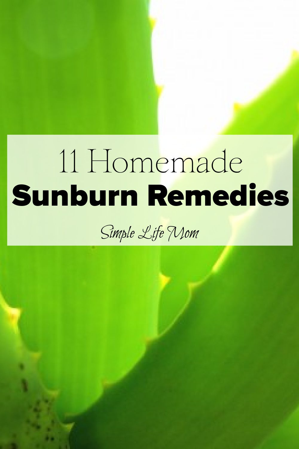 11 Sunburn Remedies with Ingredients from Your Kitchen - Simple
