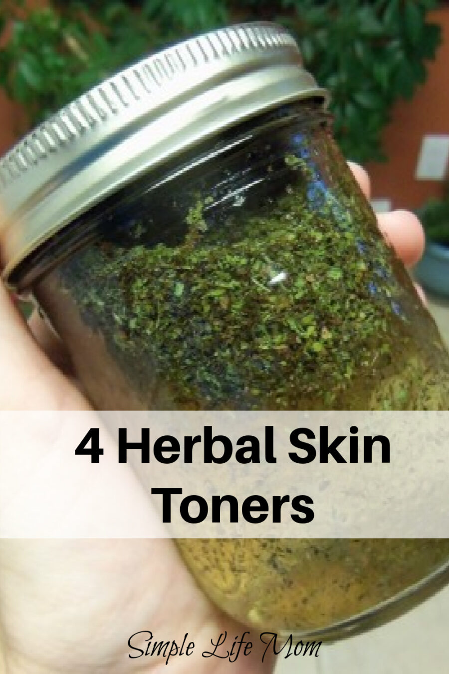 4 Herbal Skin Toners recipes so that you can use natural and organic ingredients for a variety of skin conditions and beauty routines. Natural astringents.