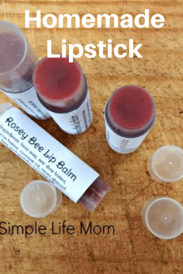 Homemade Lipstick Recipe from Simple Life Mom