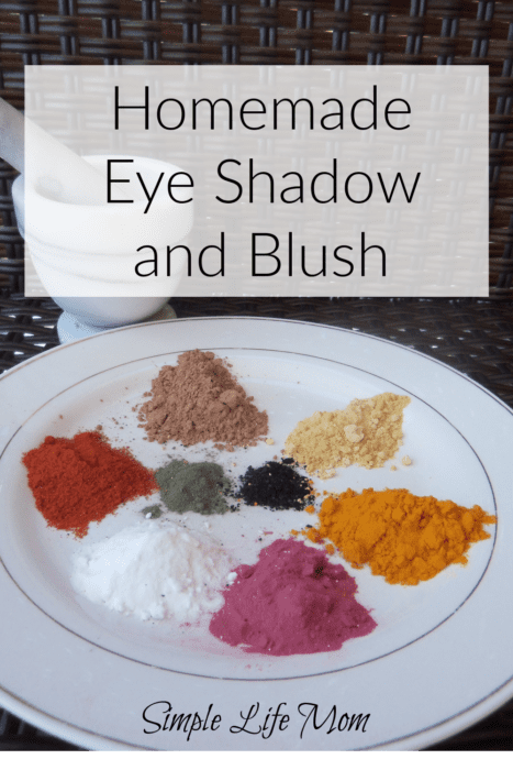 Homemade Eye Shadow and Blush from Simple Life Mom