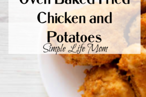 Oven Bakes Fried Chicken and Potatoes from Simple Life Mom