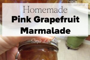 Homemade Pink Grapefruit Marmalade Recipe