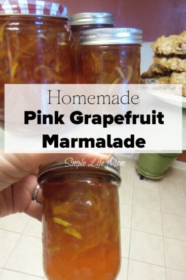 Homemade Pink Grapefruit Marmalade Recipe