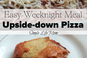 Upside Down Pizza - a quick and easy weeknight meal