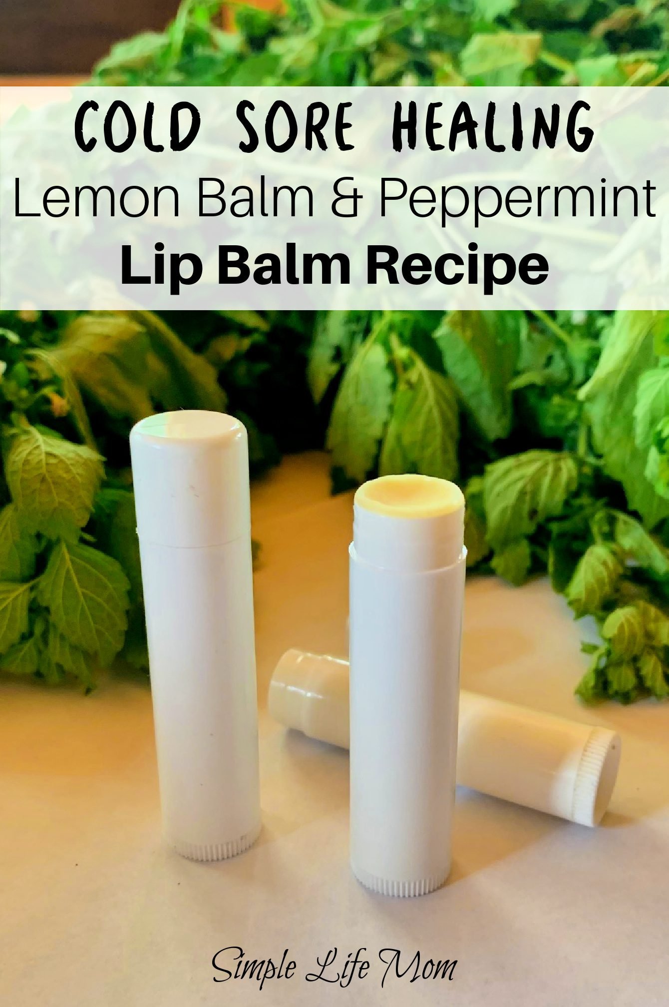 How to Make Healing Cold Sore Lip Balm - Simple Life Mom