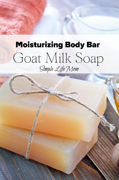 Goat Milk Soap Recipe - a moisturizing body bar, cold process soap recipe with natural ingredients.