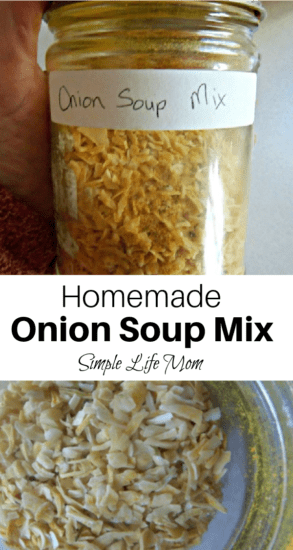Homemade Onion Soup Mix from Simple Life Mom