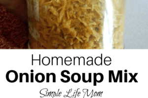Homemade Onion Soup Mix from Simple Life Mom