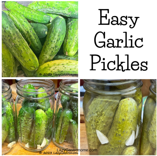 Homestead Blog Hop Feature - Easy Garlic Pickles