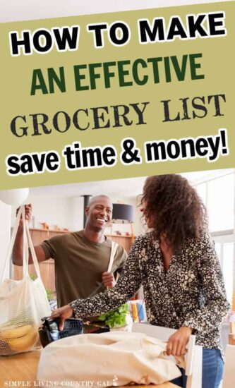 Homestead Blog Hop Feature - How to Make an Effective Grocery List