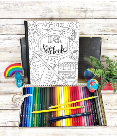 Homestead Blog Hop Feature - Back to School Notebook Cover Free Printable