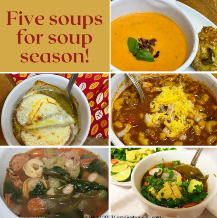 Homestead Blog Hop Feature - Five Soups for Soup Seasons