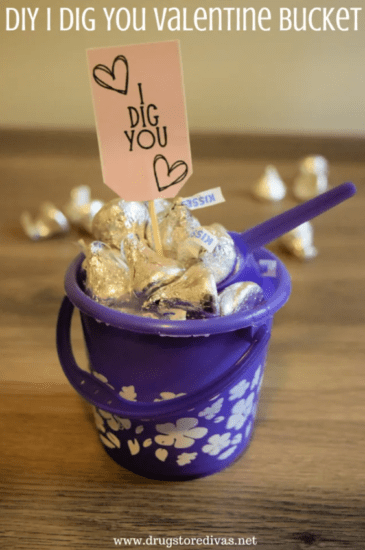 Homestead Blog Hop Feature - DIY I Dig You Valentine Bucket