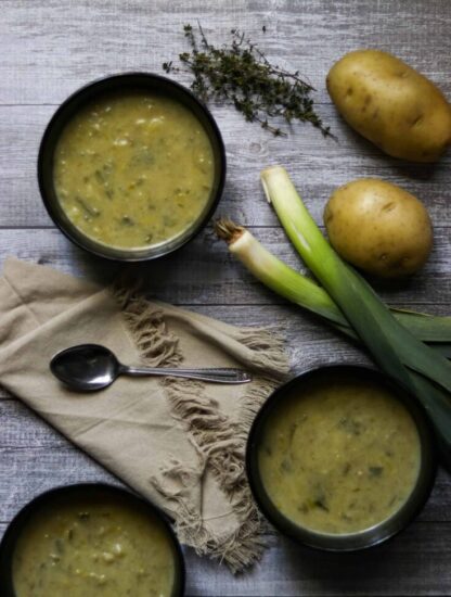 Homestead Blog Hop Feature - The Best Leek and Potato Soup