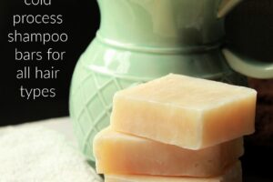 Make these 3 Organic Shampoo Bar recipes for all hair types made with cold process and scented with essential oils. From Simple Life Mom