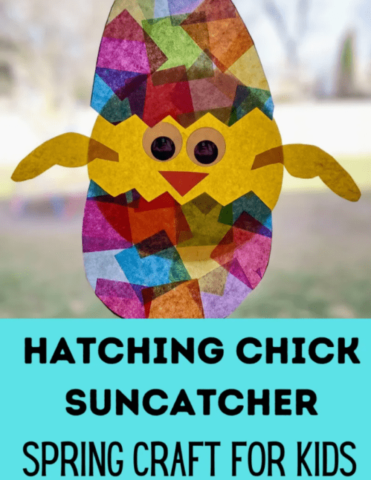 Homestead Blog Hop Feature - Hatching Chick Suncatcher